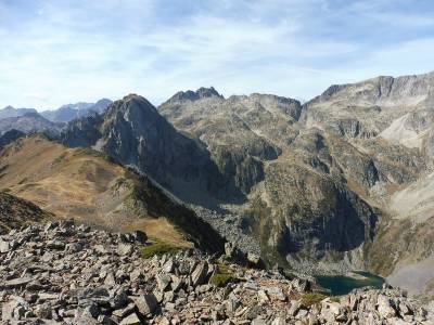 Randonnée sur la crête des isards