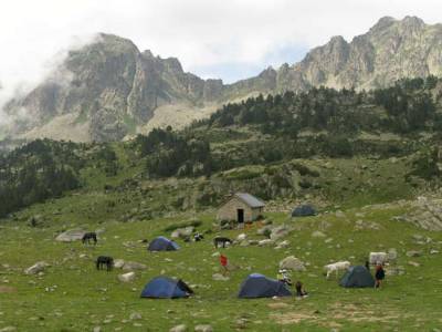 Randonnée et premier bivouac en famille