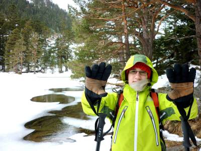 Petite randonnée à raquettes au lac des Huats