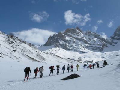 Randonnée à raquettes aux Espuguettes de Gavarnie