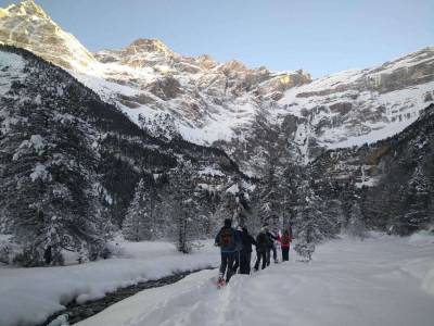 Découverte raquettes à Gavarnie