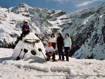 Animation neige et construction d'igloo