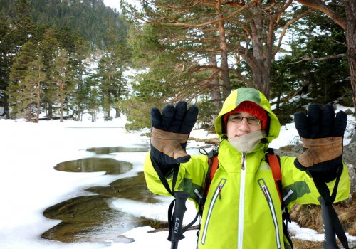 Petite randonnée à raquettes au lac des Huats