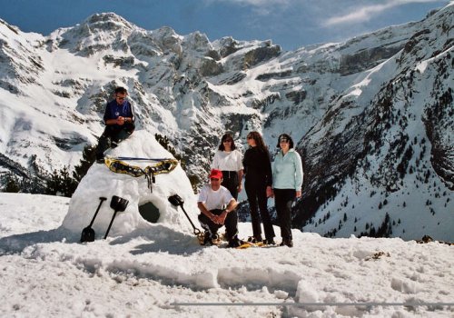 Animation neige et construction d'igloo