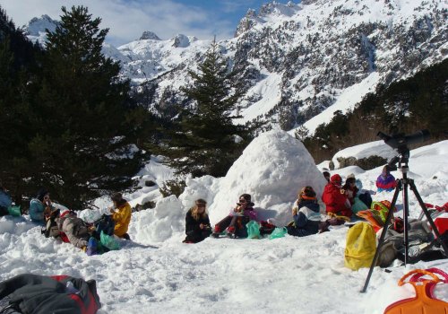 Animation Neige et construction d'Igloo